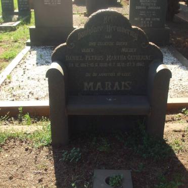 MARAIS Daniel Petrus 1867-1959 &amp; Martha Catherine 1872-1962