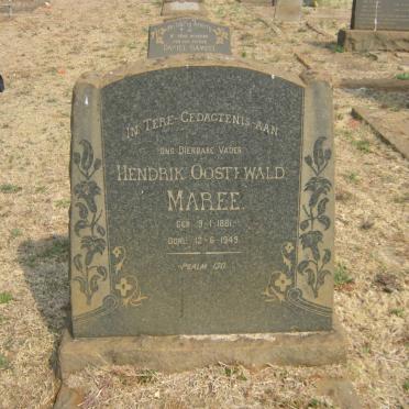 MAREE Hendrik Oostewald 1881-1949