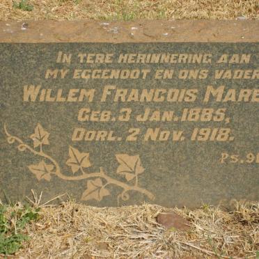 MARE Willem Francois 1885-1918