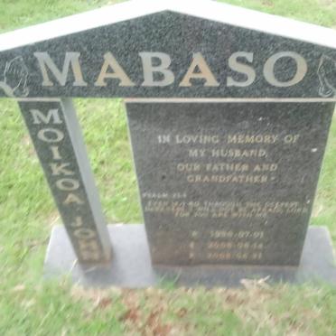 MABASO Moikoa John 19??-2009