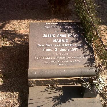 MARIAS Jessie Anne Roach nee ORTLEPP 1893-1983
