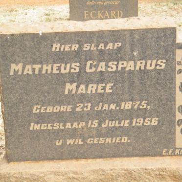 MAREE Matheus Casparus 1875-1956