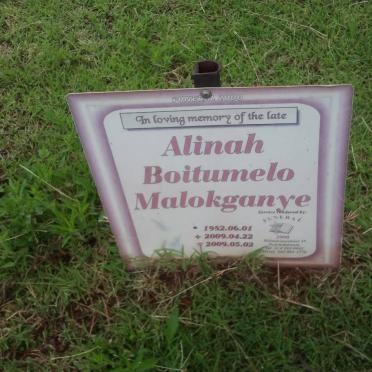 MALOKGANYE Alinah Boitumelo 1952-2009