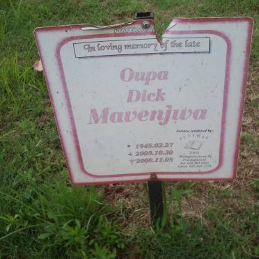 MAVENJWA Oupa Dick 1948-2008