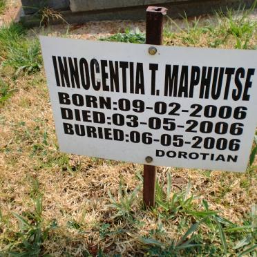 MAPHUTSE Innocentia T. 2006-2006