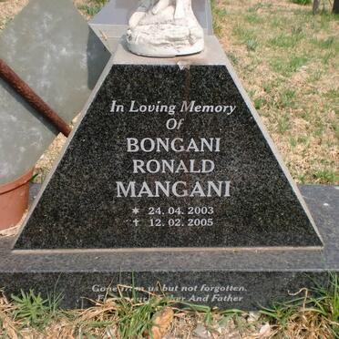 MANGANI Bongani Ronald 2003-2005