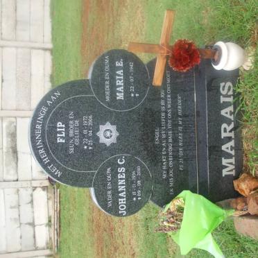 MARAIS Johannes C. 1936-2010 &amp; Maria E. 1942- :: MARAIS Flip 1972-2006