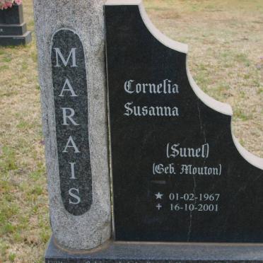 MARAIS Cornelia Susanna nee MOUTON 1967-2001