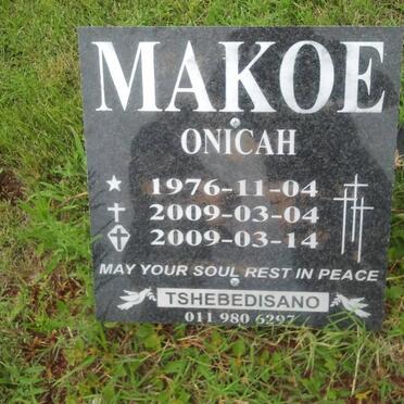 MAKOE Onicah 1976-2009