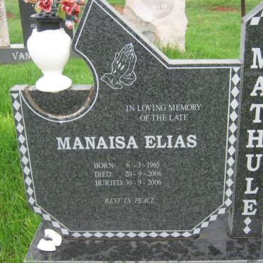 MATHULE Manaisa Elias 1965-2006