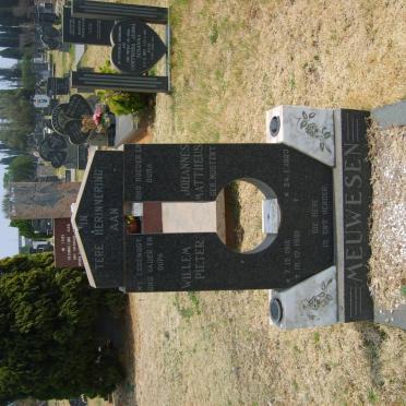MEUWESEN Willem Pieter 1916-1991 &amp; Johannes Mattheus MOSTERT 1923-