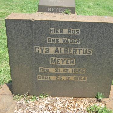 MEYER Gys Albertus 1886-1964