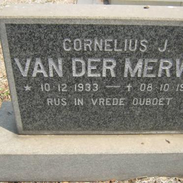 MERWE Cornelius J., van der 1933-1993