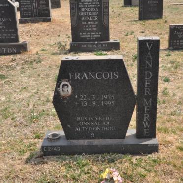 MERWE Francois, van der 1975-1995