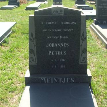 MEINTJES Johannes Petrus 1907-1989