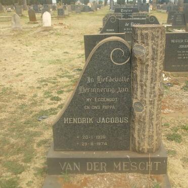 MESCHT Hendrik Jacobus, van der 1938-1974
