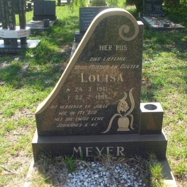 MEYER Louisa 1961-1988
