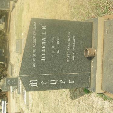 MEYER Johanna E.M. 1892-1972
