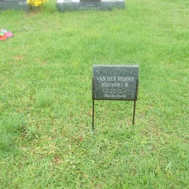 MERWE Joachim J.H., van der 1941-2004