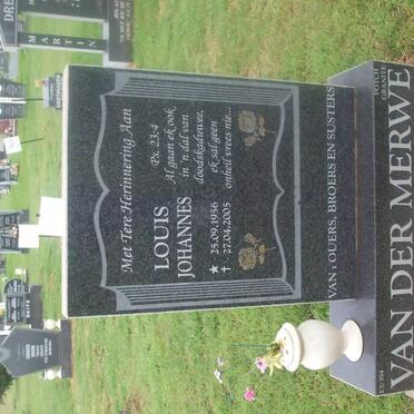 MERWE Louis Johannes, van der 1956-2005