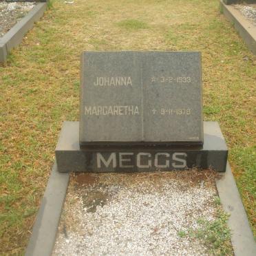 MEGGS Johanna Margaretha 1933-1978