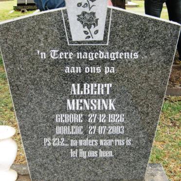 MENSINK Albert 1926-2003