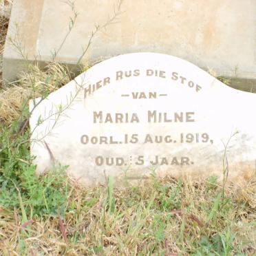 MILNE Maria -1919