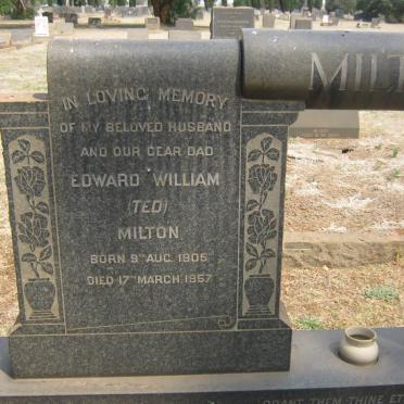 MILTON Edward William 1905-1957