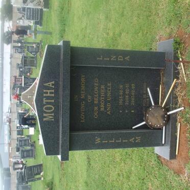 MOTHA William Linda 1955-2008