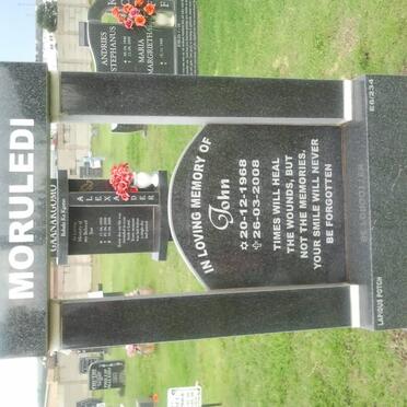 MORULEDI John 1968-2008