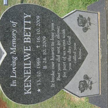 MOGALE Keneilwe Betty 1969-2009