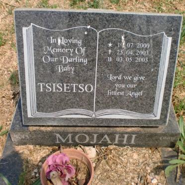 MOJAHI Tsisetso 2000-2003