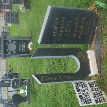 MOTSHABI Elizabeth Maserame 1972-2008 :: MOTSHABI Rebecca Kidibone 1974-2008