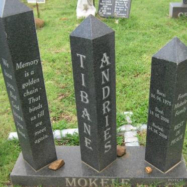 MOKELE Tibane Andries 1975-2008