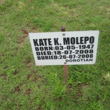 MOLEPO Kate K. 1947-2008