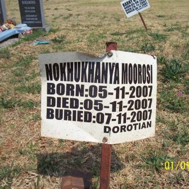 MOOROSI Nokhukhanya 2007-2007