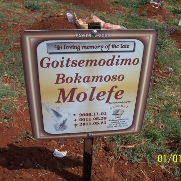 MOLEFE Goitsemodimo Bokamoso 2008-2011