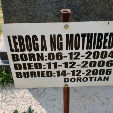 MOTHIBEDI Leboga Ng 2004-2006