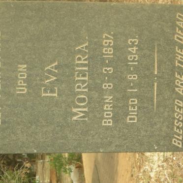 MOREIRA John 1883-1962 &amp; Eva 1897-1943