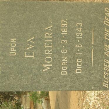 MOREIRA John 1883-1962 &amp; Eva 1897-1943