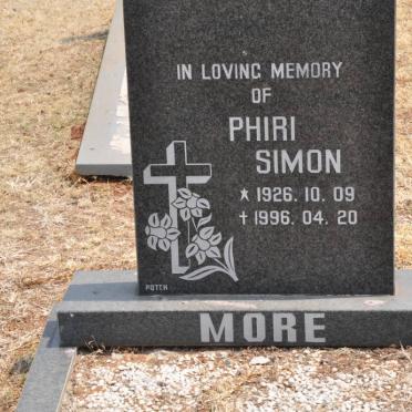 MORE Phiri Simon 1926-1996