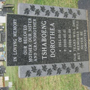 MOLOTHA Tshaboeng Dorothea 1953-2009