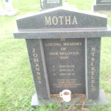MOTHA Johannes Ntsikelelo 1976-2007