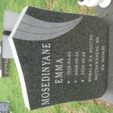 MOGOROSI Mosedinyane Emma 1938-2008