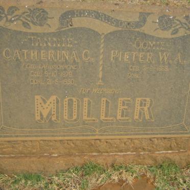 MOLLER Pieter W.A. 1869- &amp; Catherina C. LABUSCHAGNE 1879-1950