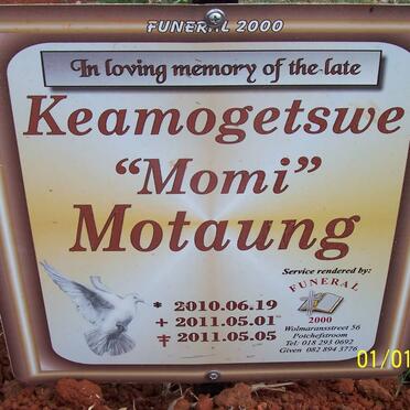 MOTAUNG Keamogetswe 2010-2011