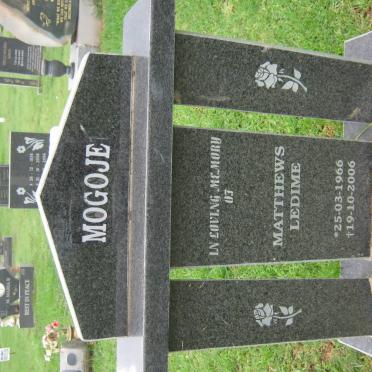 MOGOJE Matthews Ledime 1966-2006