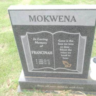 MOKWENA Francinah 1924-2008