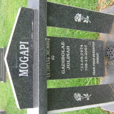 MOGAPI Gadibolae Jolinah 1974-2007