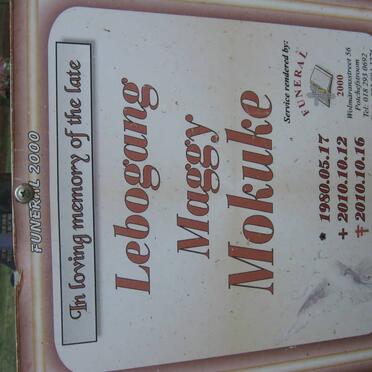 MOKUKE Lebogang Maggy 1980-2010